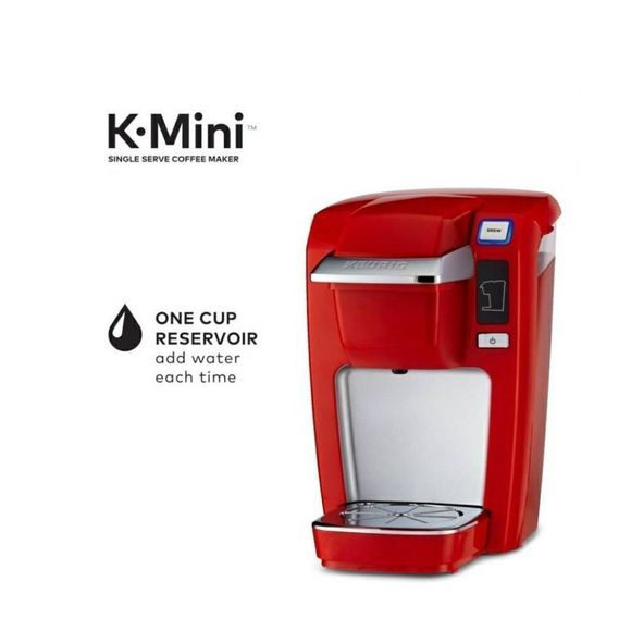 Keurig® Single-Serve Coffee Maker, Red, Pre-Owned - 10.8" H, 6.9" W, 10.7" D - Picture 3 of 15